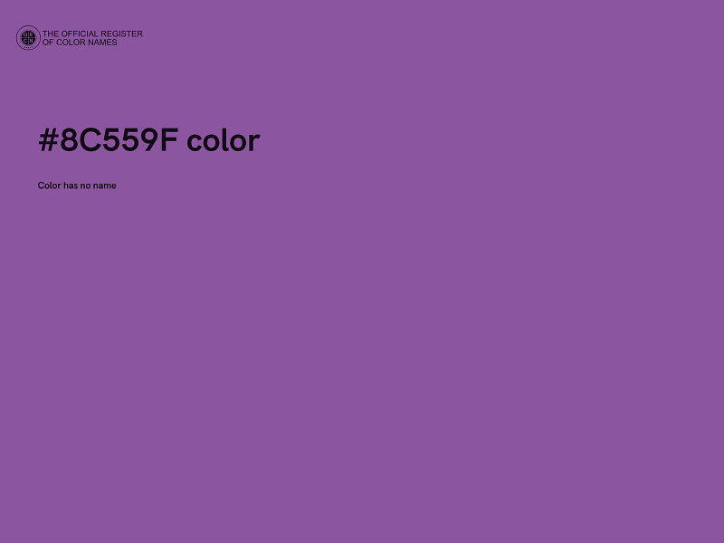 #8C559F color image