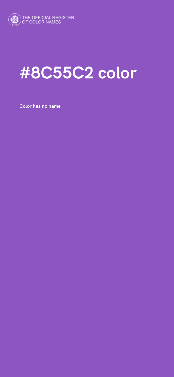 #8C55C2 color image