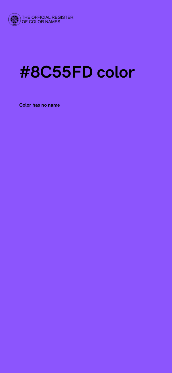 #8C55FD color image