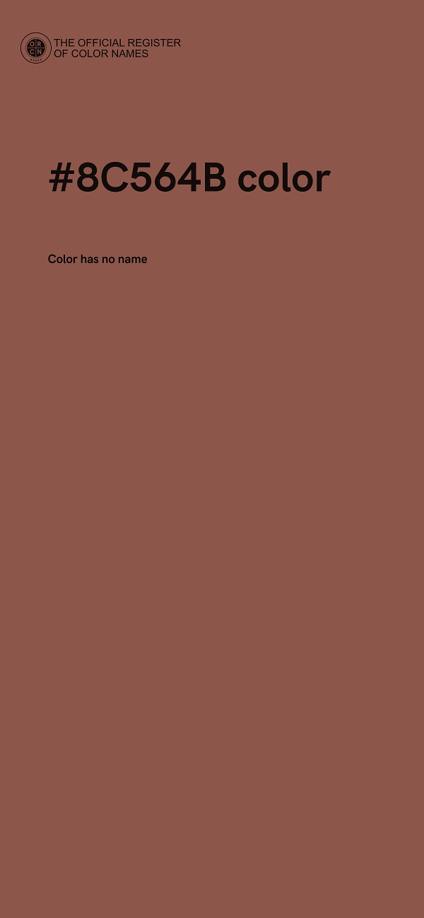 #8C564B color image