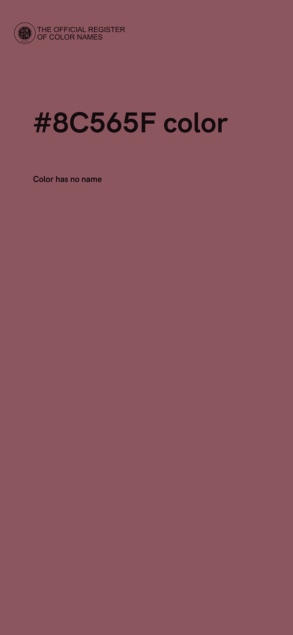 #8C565F color image