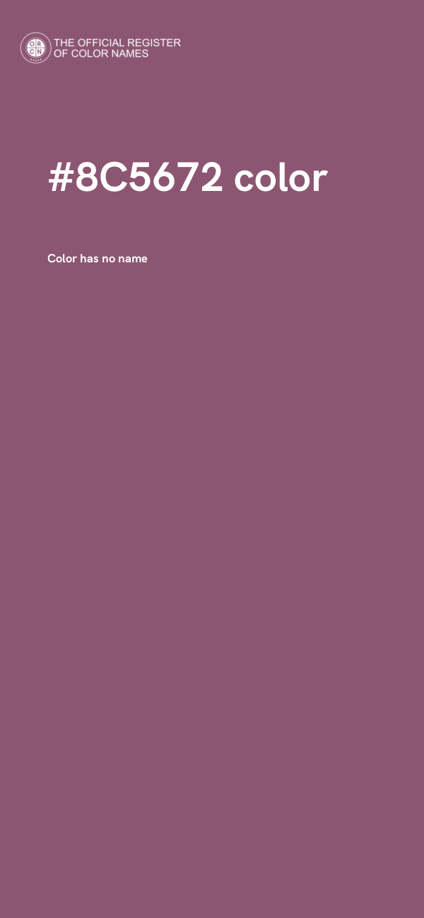 #8C5672 color image