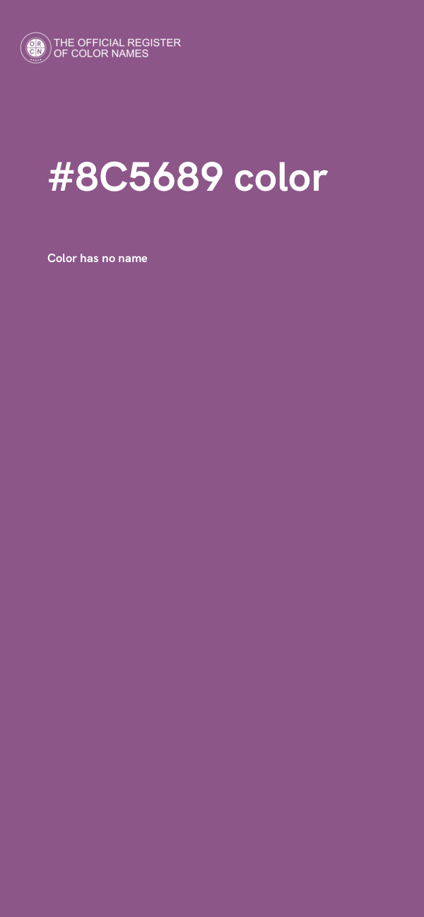 #8C5689 color image
