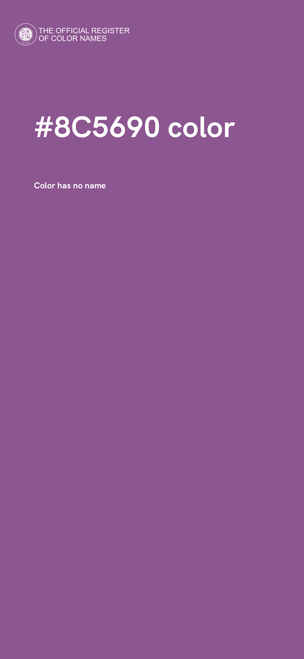 #8C5690 color image