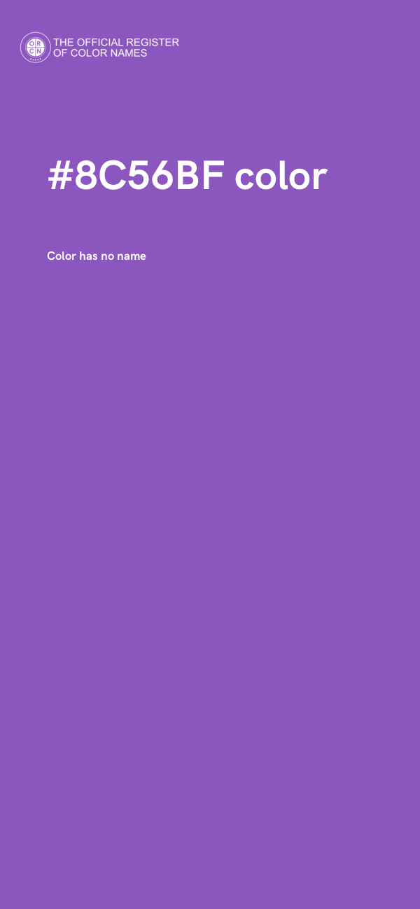 #8C56BF color image