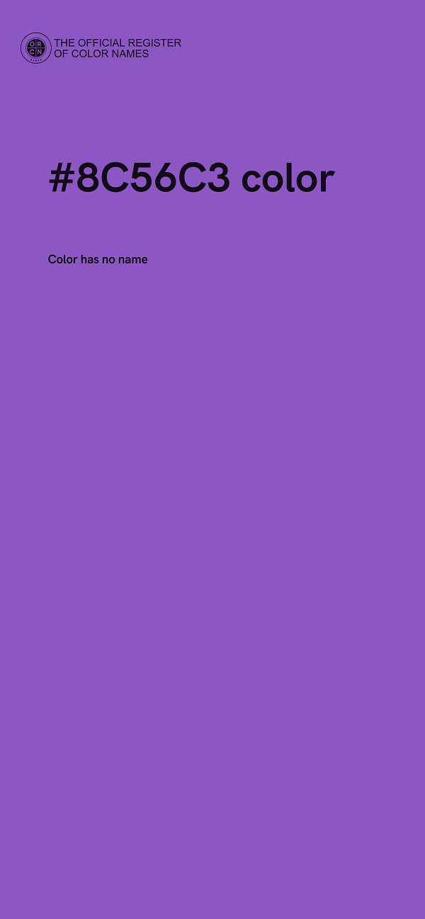 #8C56C3 color image