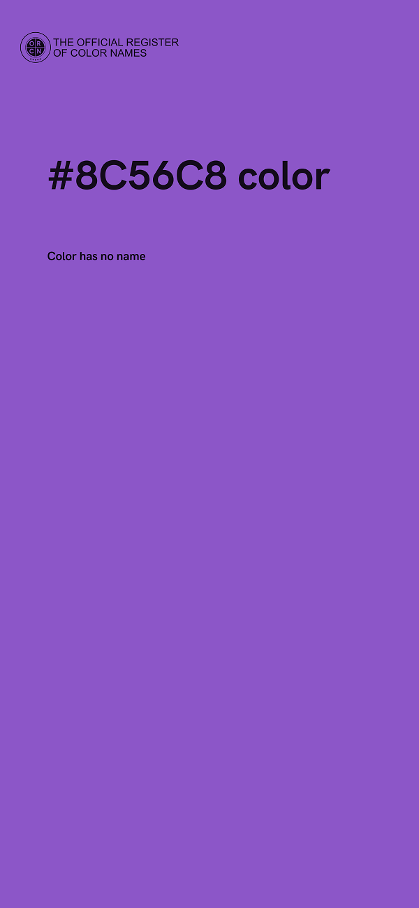 #8C56C8 color image