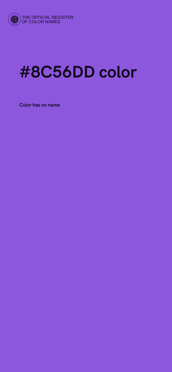 #8C56DD color image