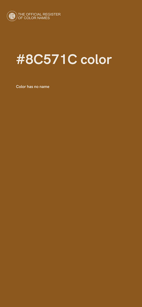 #8C571C color image