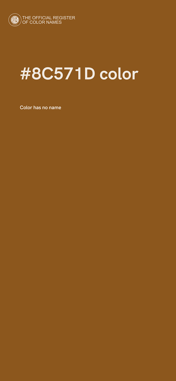 #8C571D color image