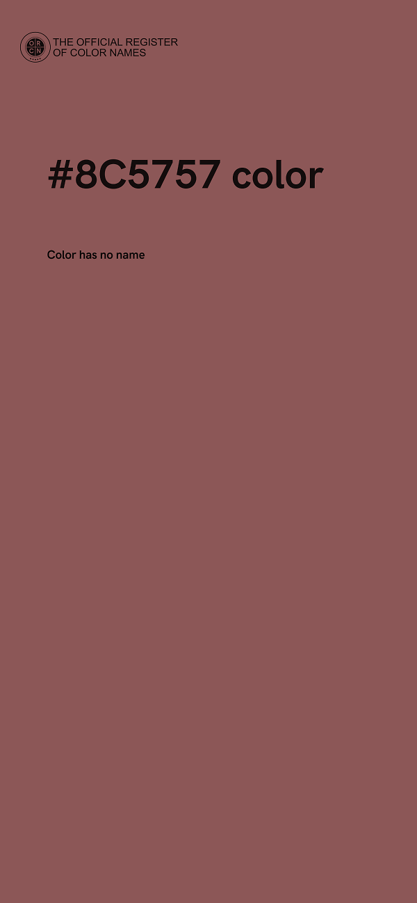 #8C5757 color image