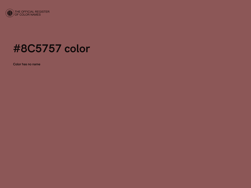 #8C5757 color image