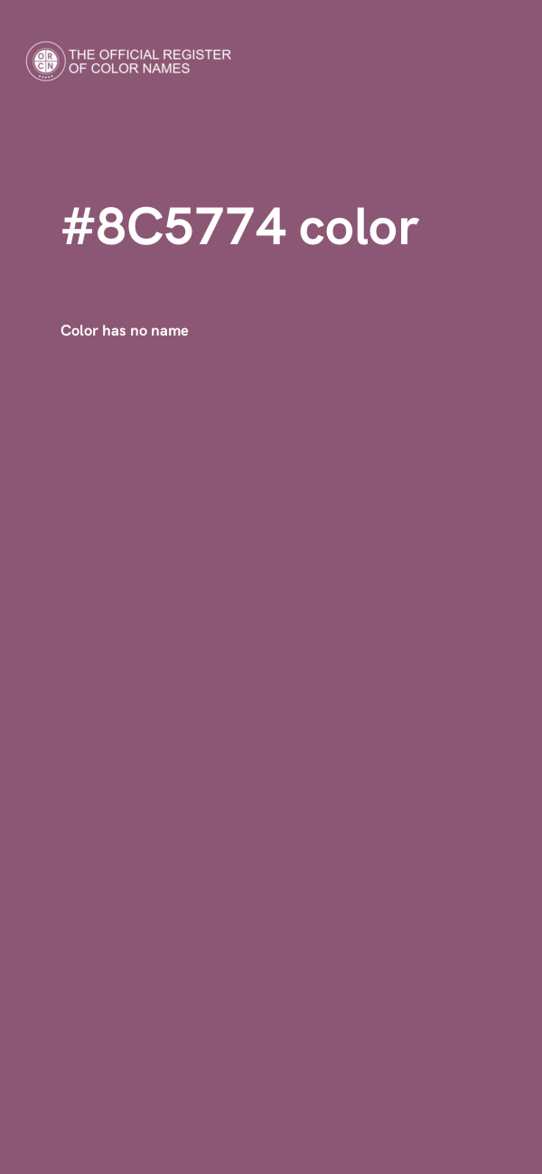 #8C5774 color image