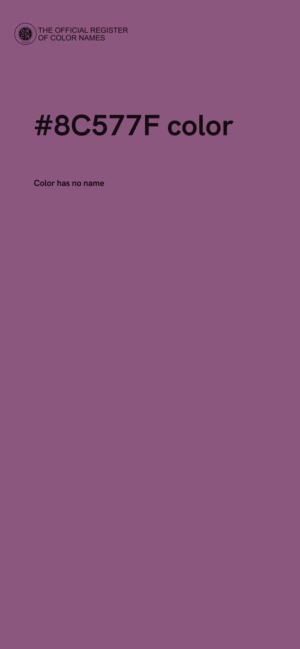 #8C577F color image