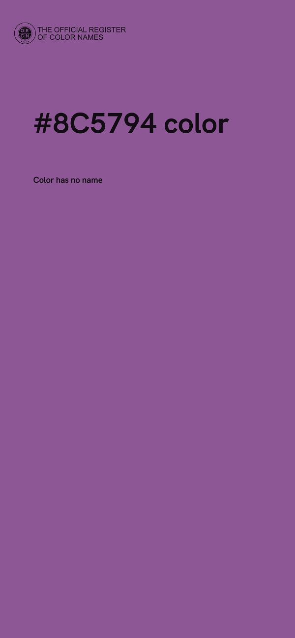 #8C5794 color image