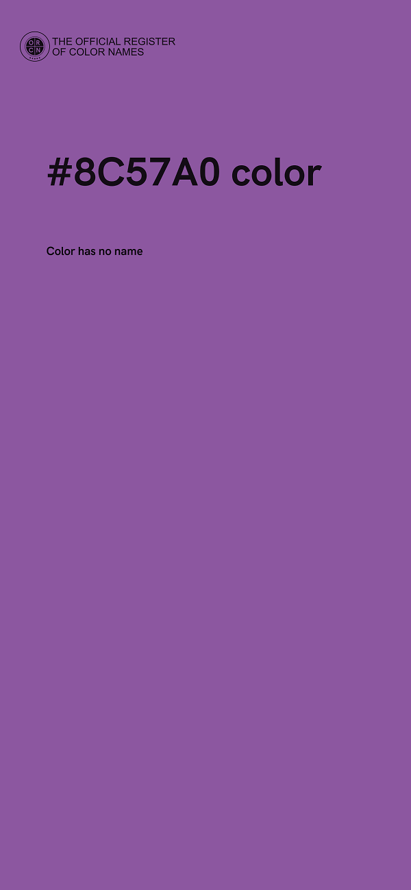 #8C57A0 color image