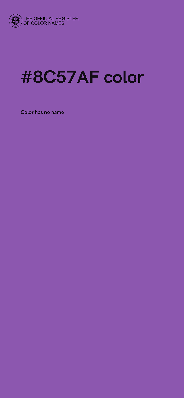 #8C57AF color image