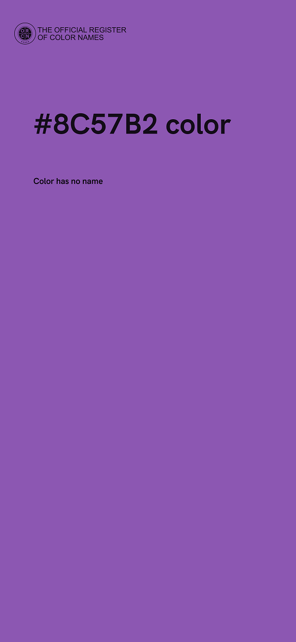 #8C57B2 color image