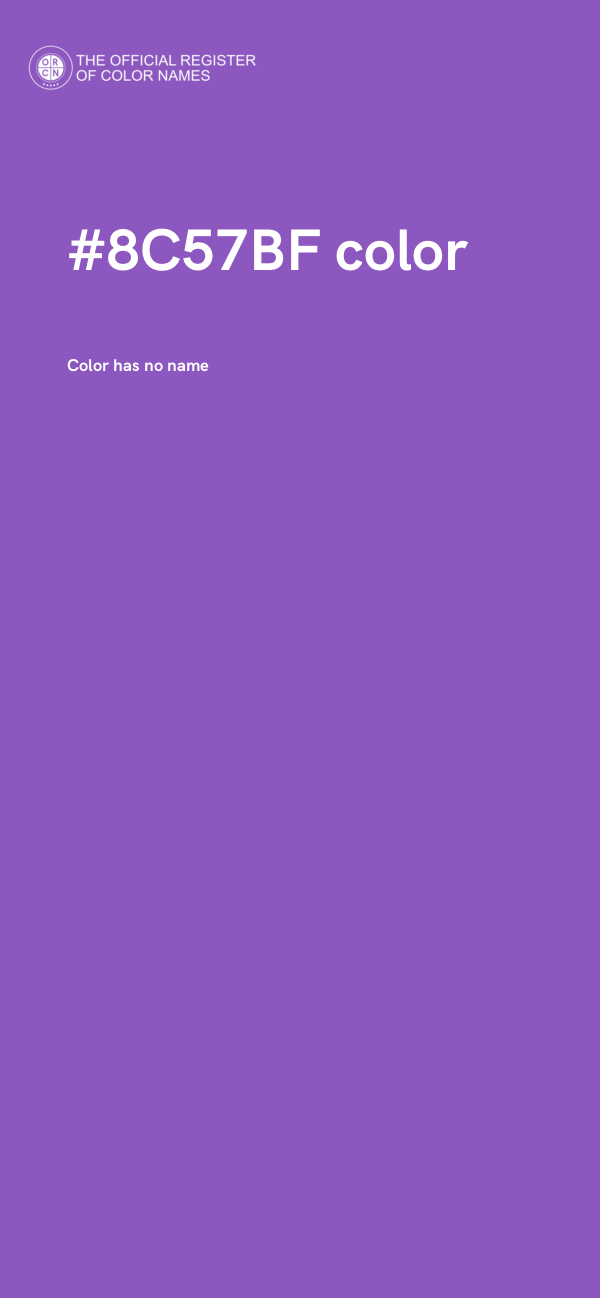 #8C57BF color image