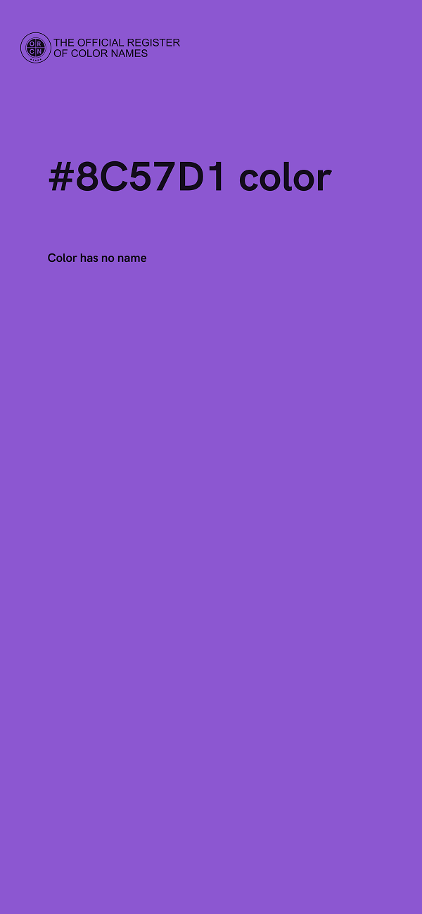 #8C57D1 color image