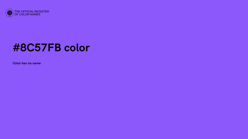 #8C57FB color image