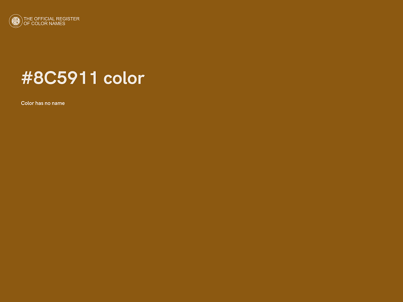 #8C5911 color image