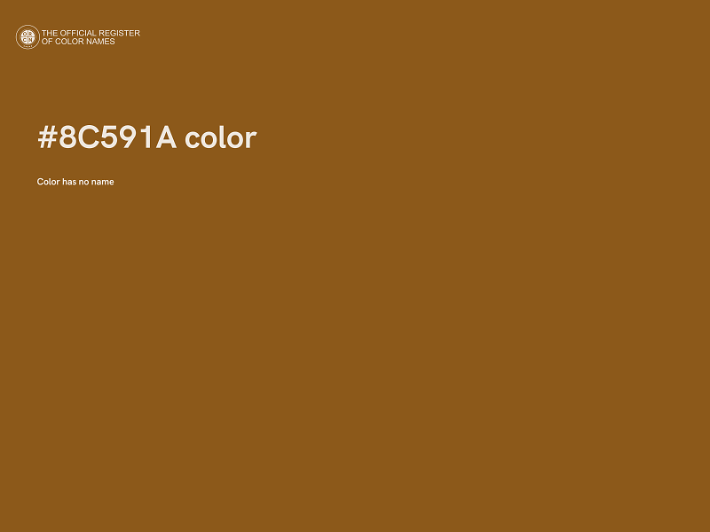 #8C591A color image