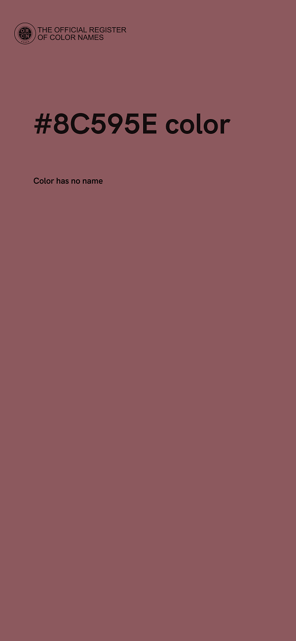 #8C595E color image