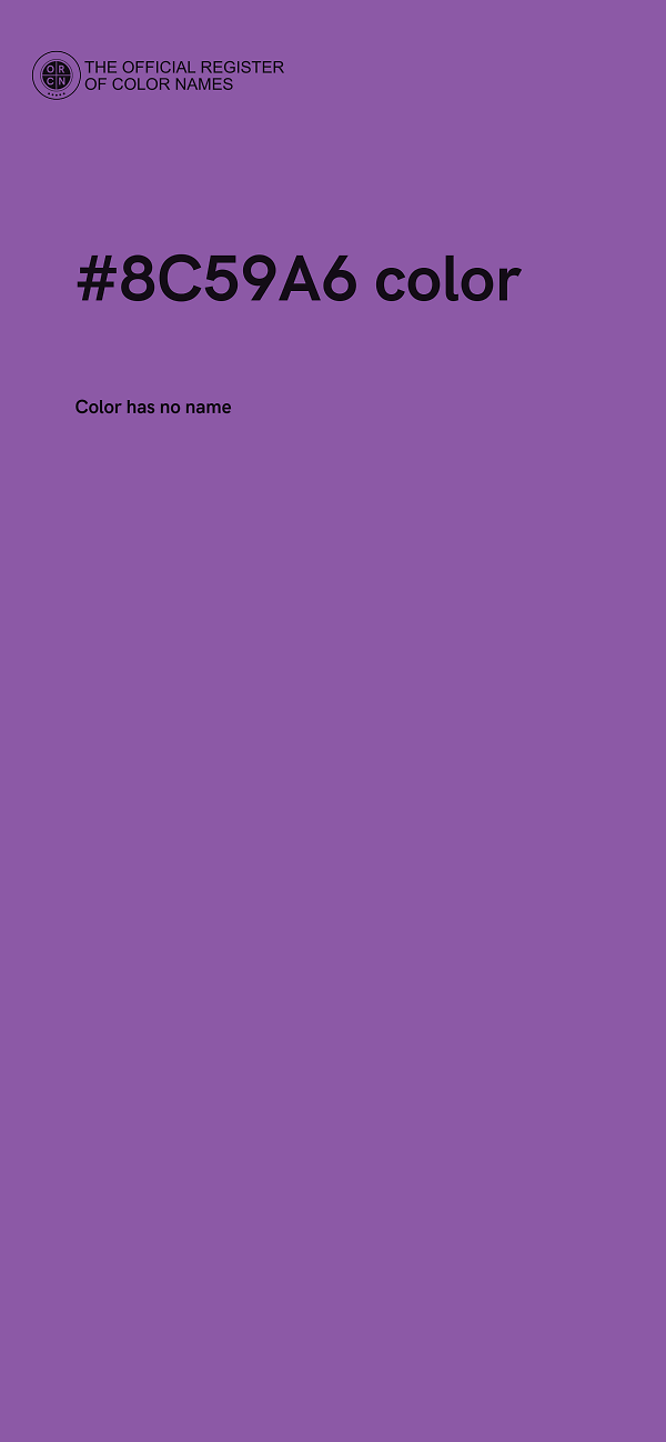 #8C59A6 color image