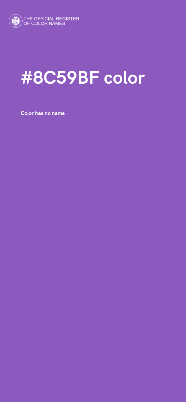 #8C59BF color image
