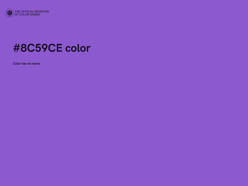 #8C59CE color image