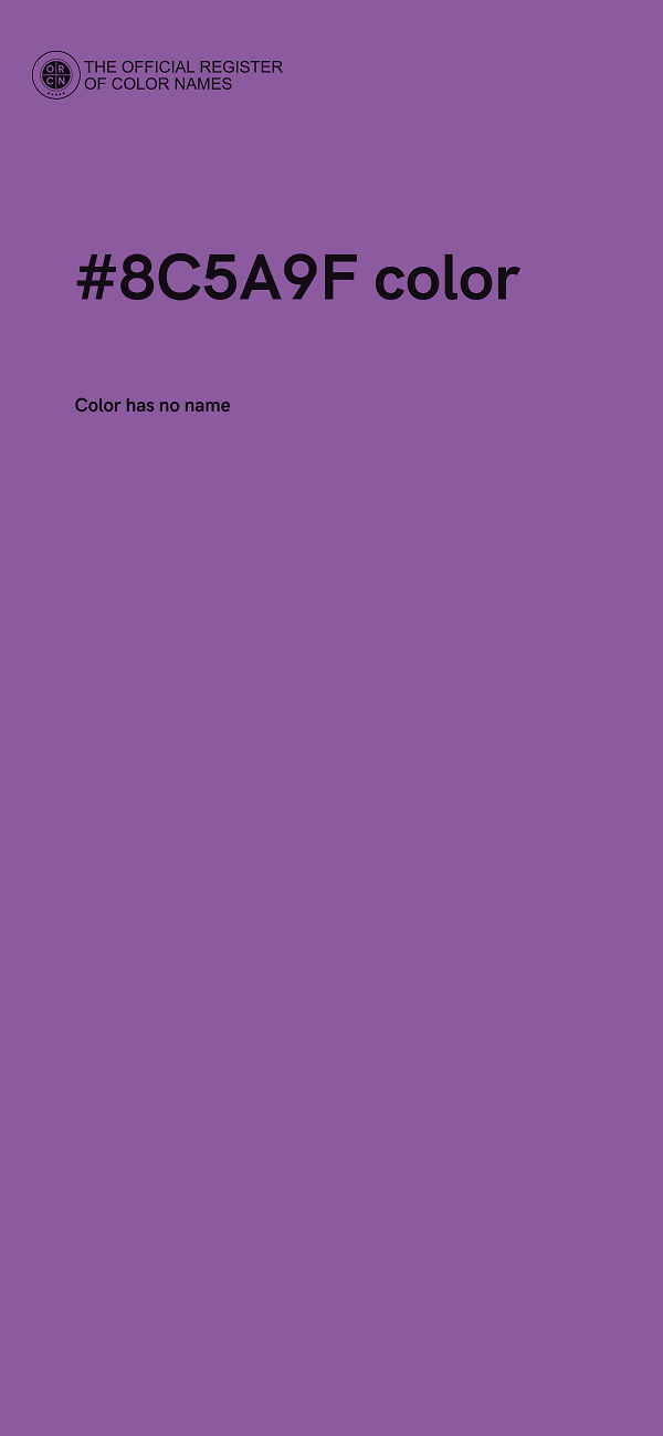 #8C5A9F color image