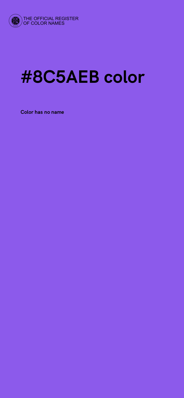 #8C5AEB color image