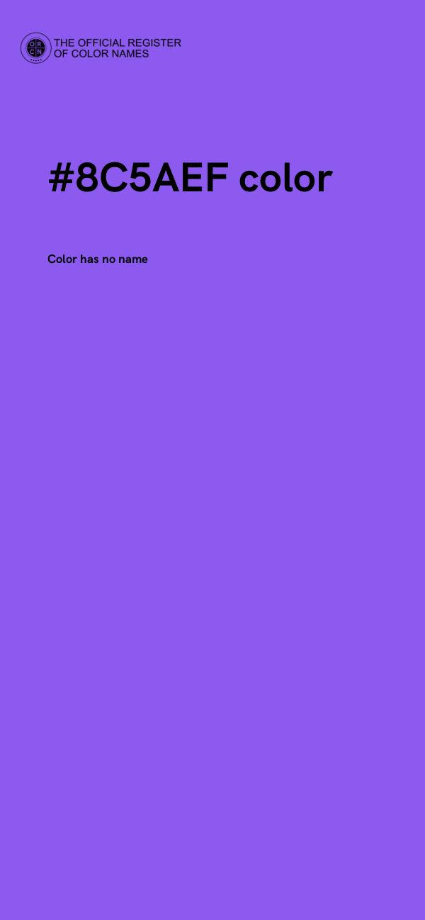 #8C5AEF color image