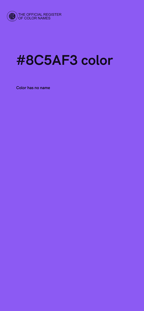 #8C5AF3 color image