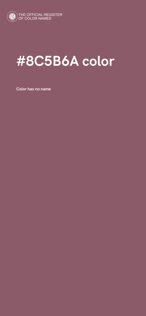 #8C5B6A color image