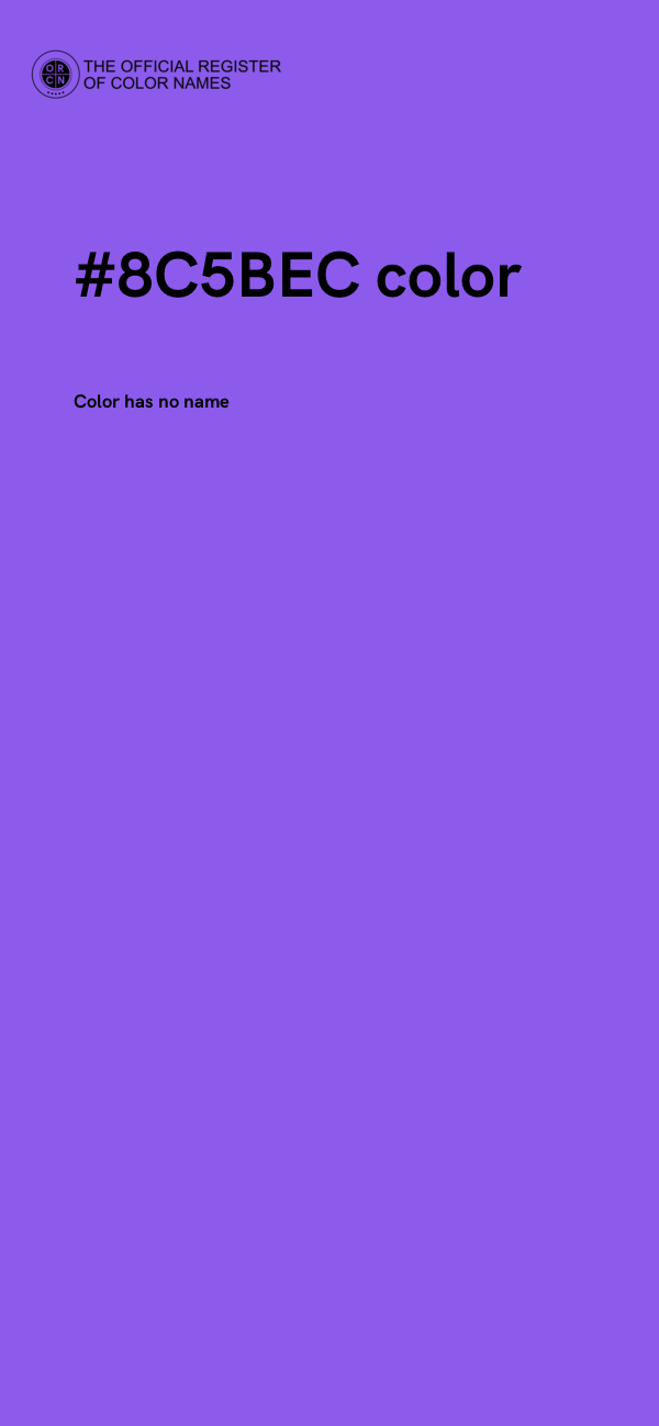 #8C5BEC color image