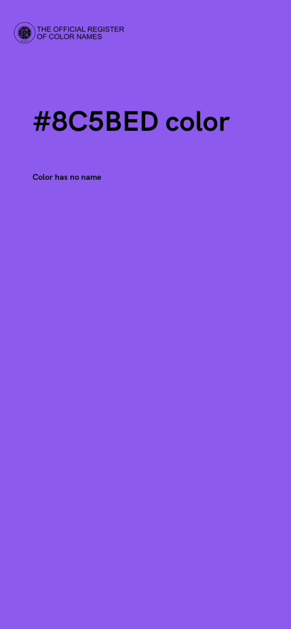 #8C5BED color image