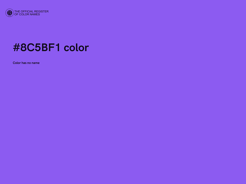 #8C5BF1 color image