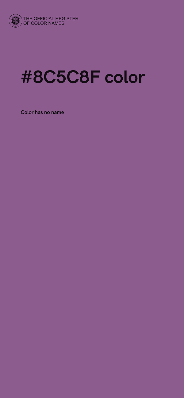 #8C5C8F color image