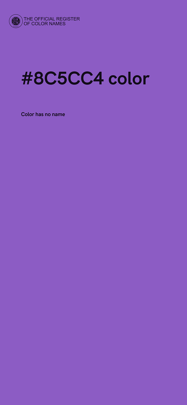 #8C5CC4 color image