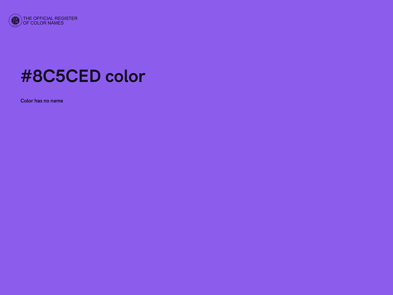 #8C5CED color image