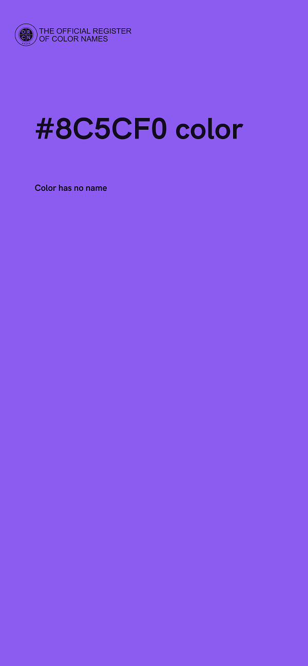 #8C5CF0 color image