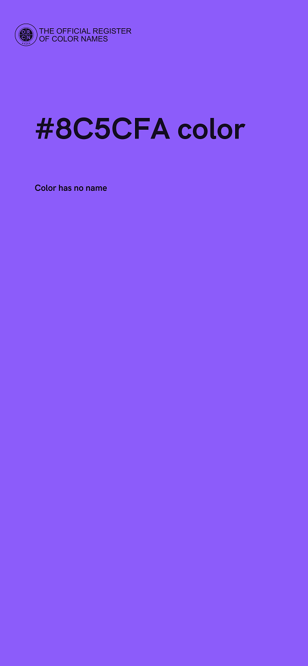#8C5CFA color image
