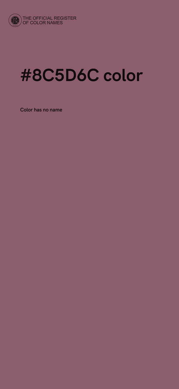 #8C5D6C color image