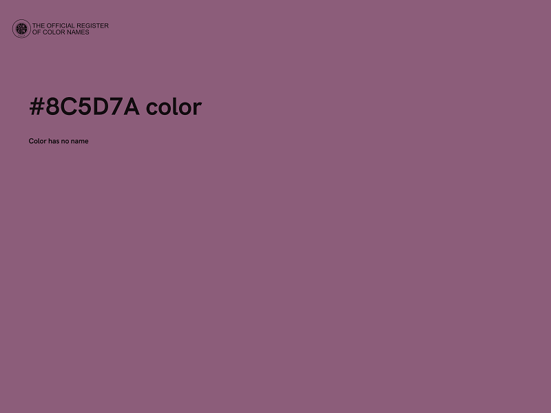#8C5D7A color image