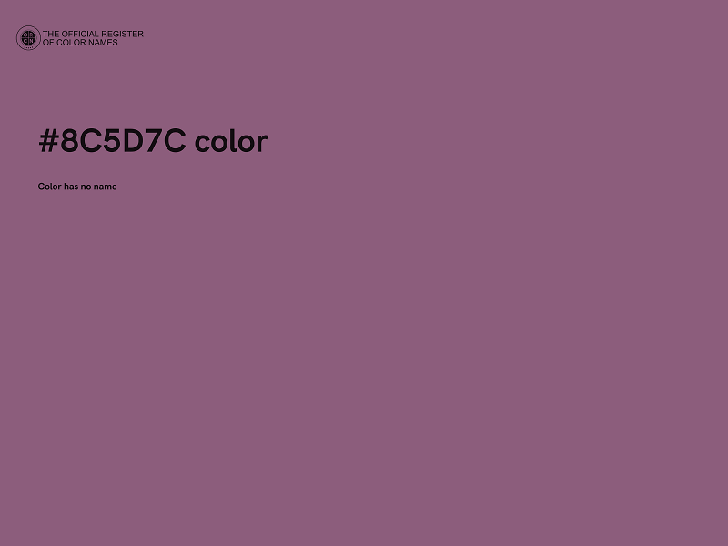 #8C5D7C color image