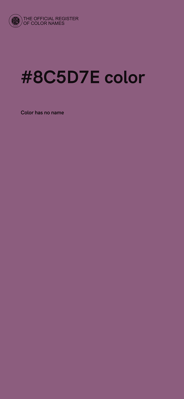#8C5D7E color image