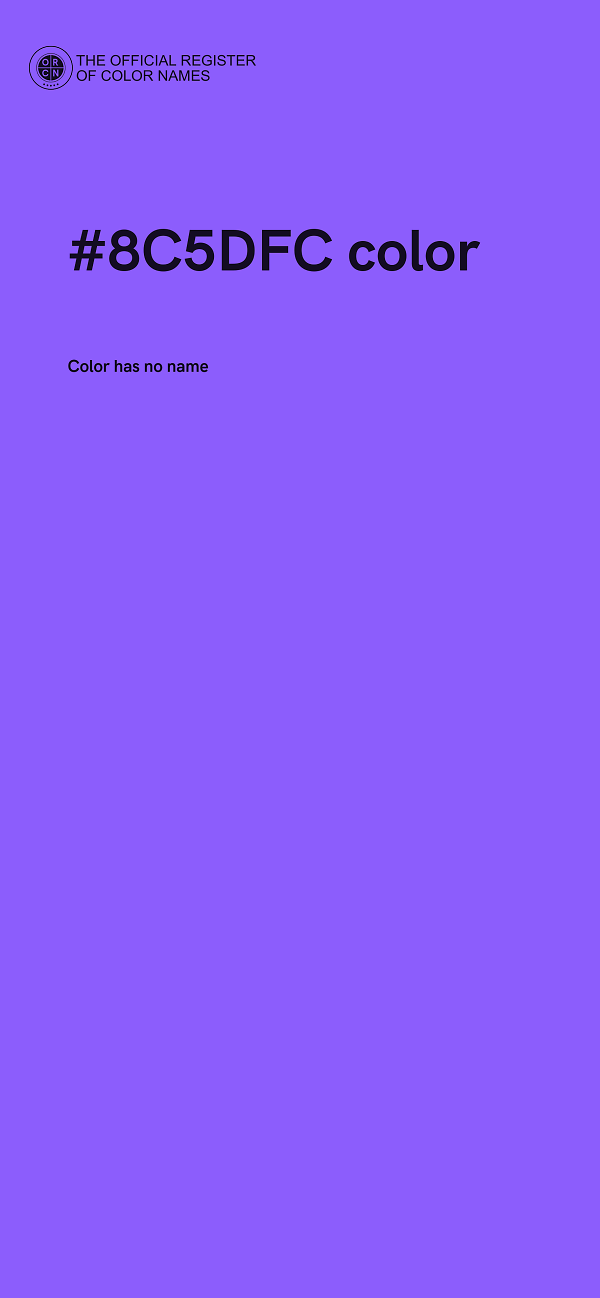 #8C5DFC color image