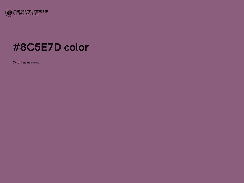 #8C5E7D color image